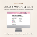 Digital Glow-Up Dashboard | Notion Template for Confidence, Habits & Lifestyle Reset