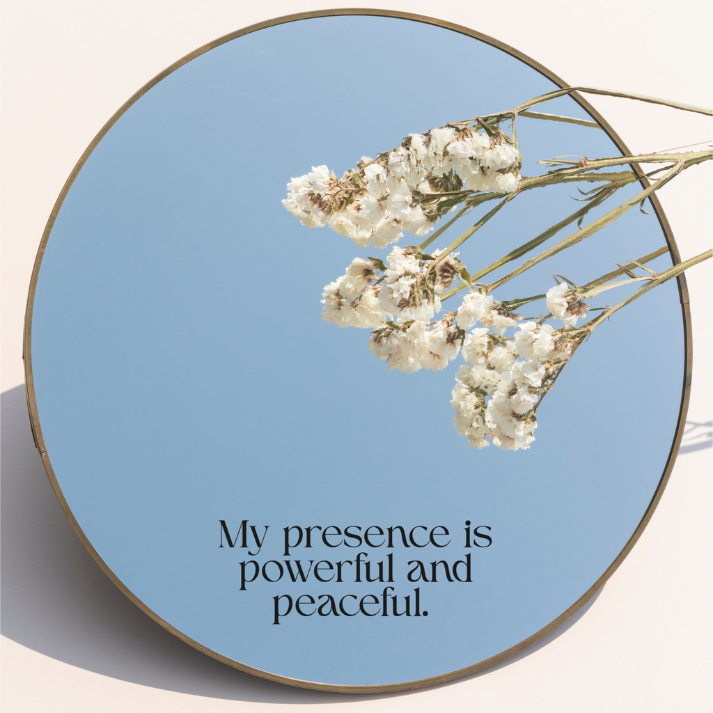 Glow-Up Notes: Affirmation Mirror Cling | Removable Static Cling