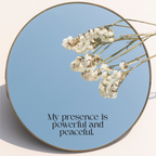 Glow-Up Notes: Affirmation Mirror Cling | Removable Static Cling
