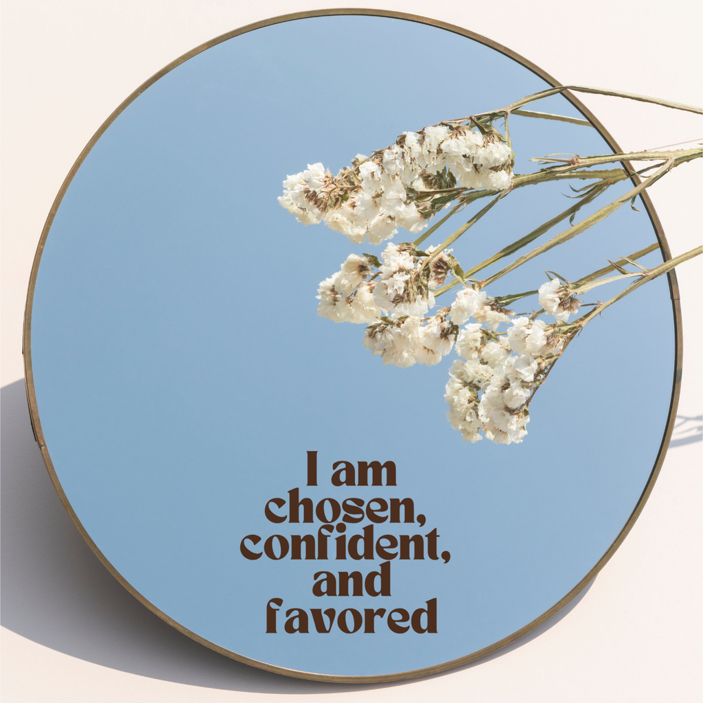 Glow-Up Notes: Affirmation Mirror Cling | Removable Static Cling