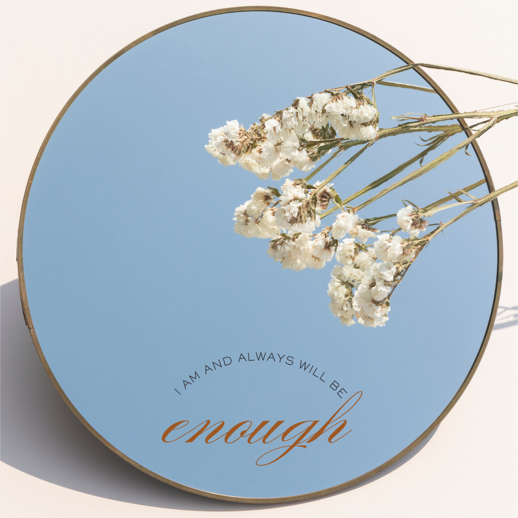 Glow-Up Notes: Affirmation Mirror Cling | Removable Static Cling