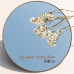 Glow-Up Notes: Affirmation Mirror Cling | Removable Static Cling