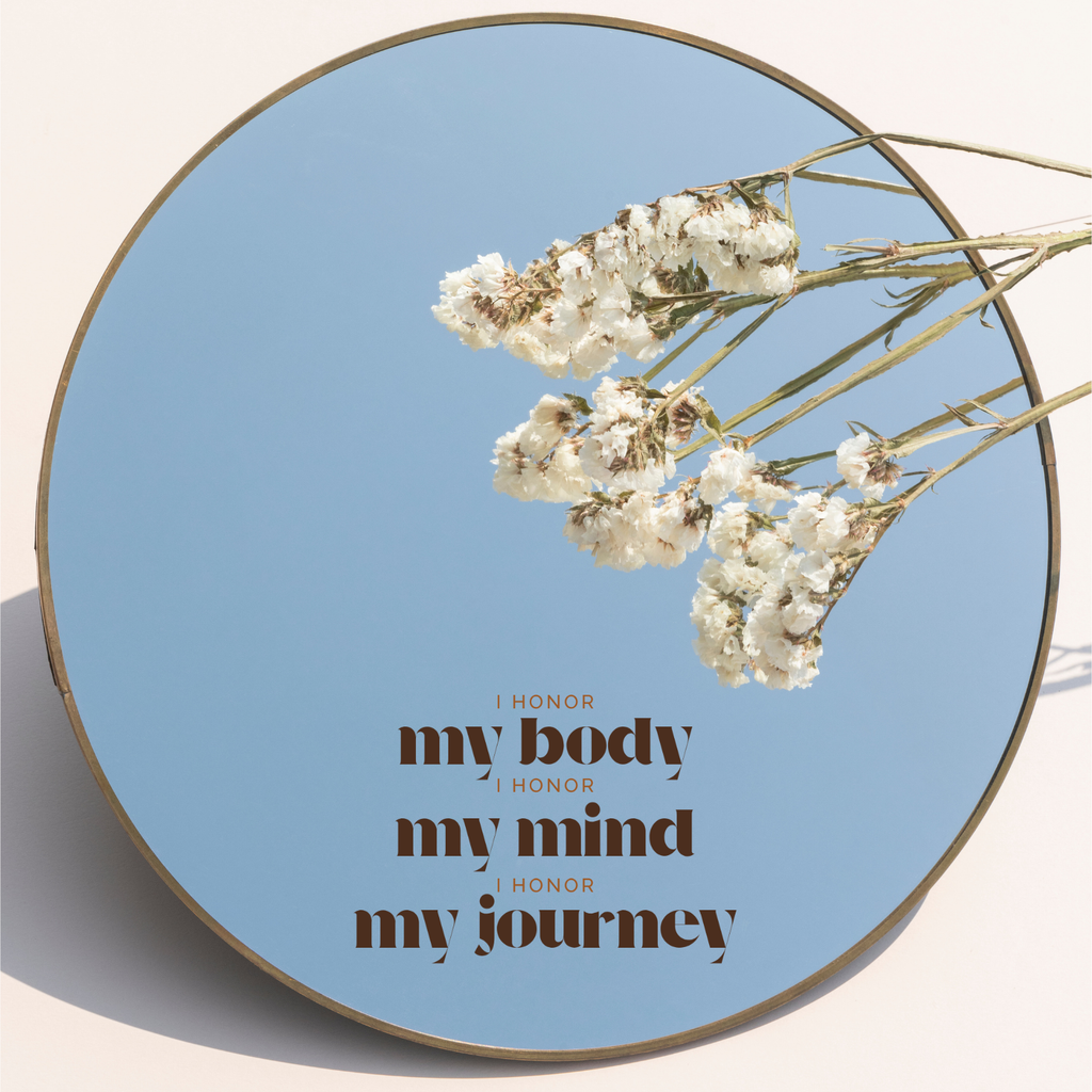 Glow-Up Notes: Affirmation Mirror Cling | Removable Static Cling