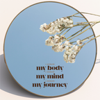 Glow-Up Notes: Affirmation Mirror Cling | Removable Static Cling