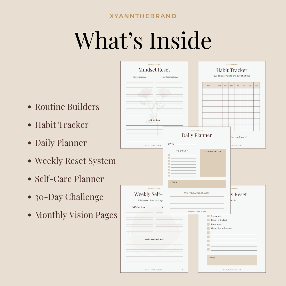 Becoming Her: Routine & Habit System